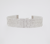 Love In Leather BDSM Play Diamante Choker - Default Title - Collars and Leads